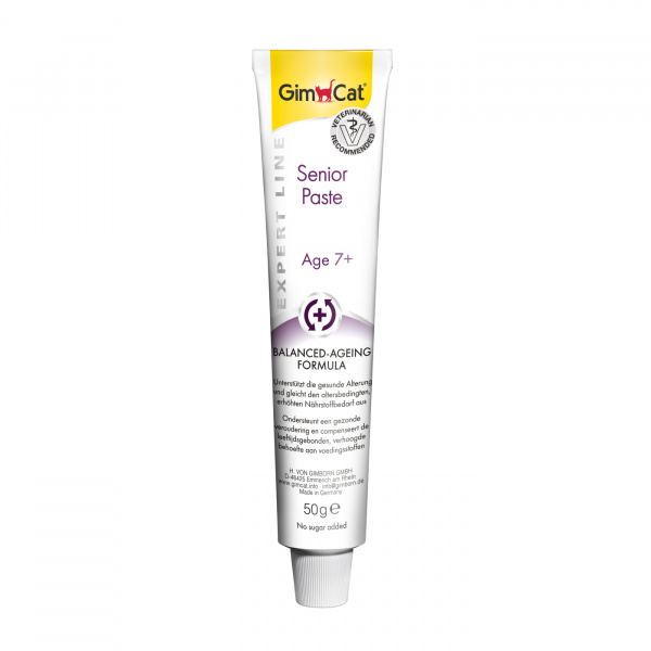 GimCat Senior Age 7+ Yaşlı Kediler için Vitamin Macunu 50gr