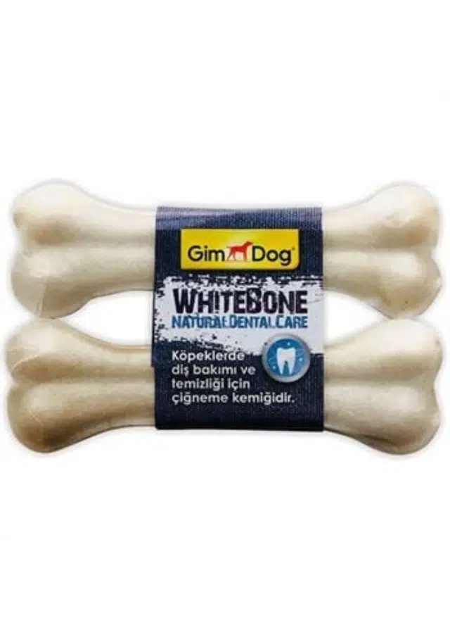 Gimdog Mordimi White Bone Dental Care 4.5 Press Kemik 11 Cm 2'li Paket