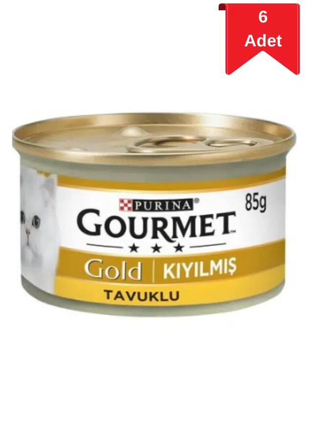 Gourmet Gold Kıyılmış Tavuklu Etli Kedi Konservesi 85 Gr X 6 Adet