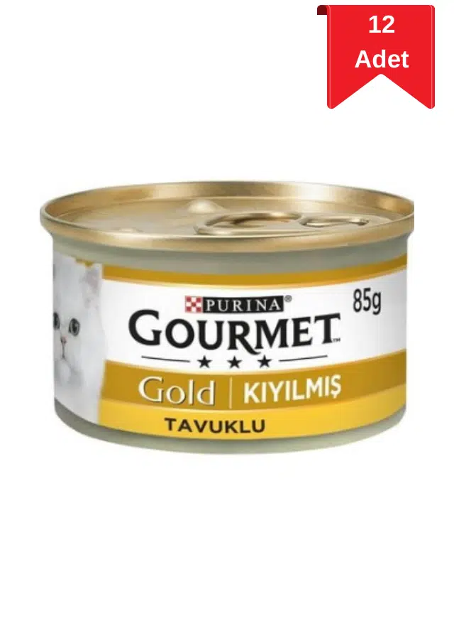 Gourmet Gold Kıyılmış Tavuklu Etli Kedi Konservesi 85 Gr X 12 Adet