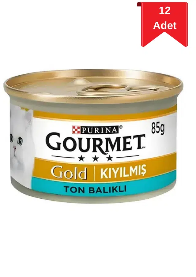 Gourmet Gold Kıyılmış Ton Balıklı Kedi Konservesi 85 Gr X 12 Adet