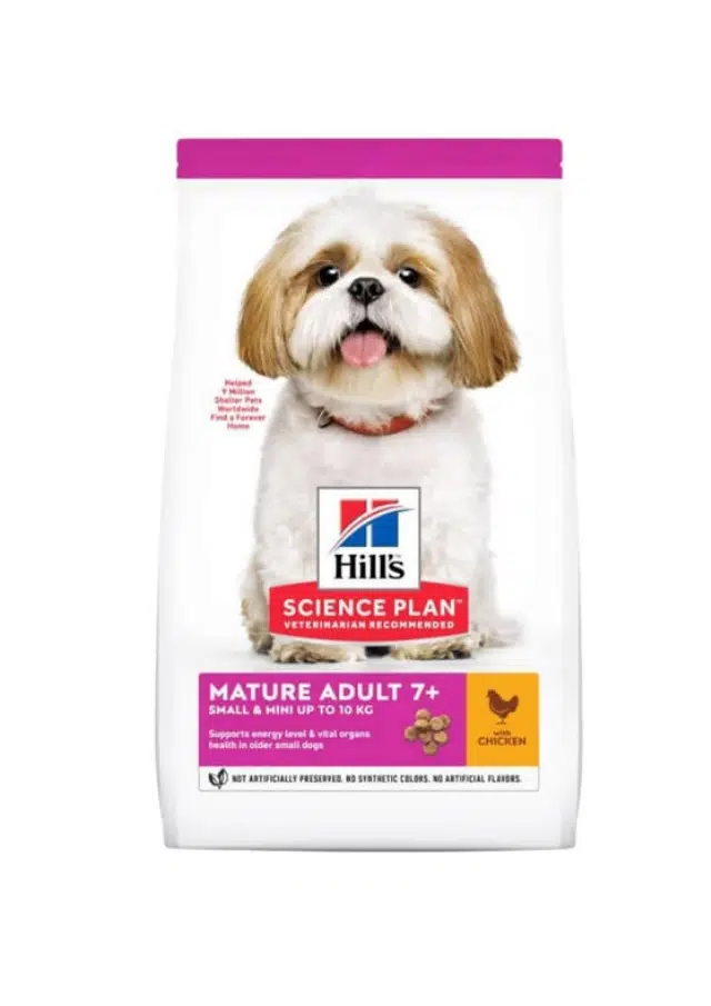 Hills Science Plan Adult +7 Small Mini Mature Tavuklu Küçük Irk Yaşlı Köpek Maması 1.5 Kg