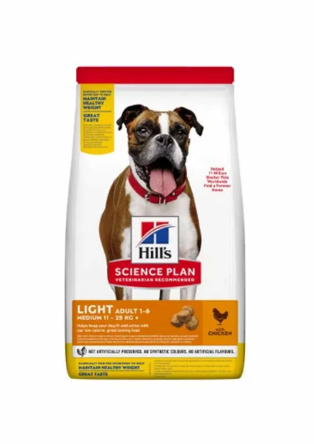 Hills Science Plan Light Adult Tavuklu Yetişkin Köpek Maması 2.5 Kg
