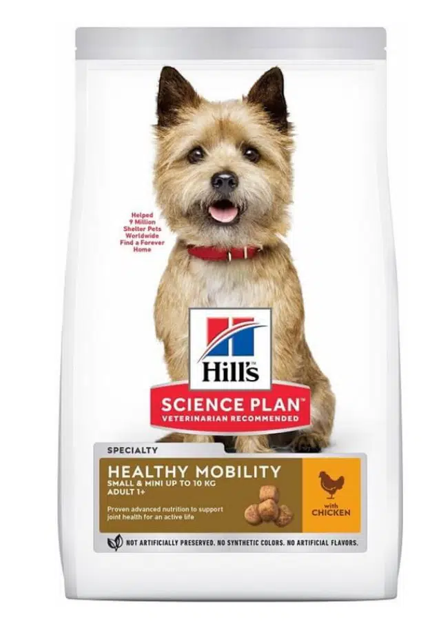 Hills Healthy Mobility Tavuklu ve Hindili Küçük Irk Yetişkin Köpek Maması 1.5 Kg