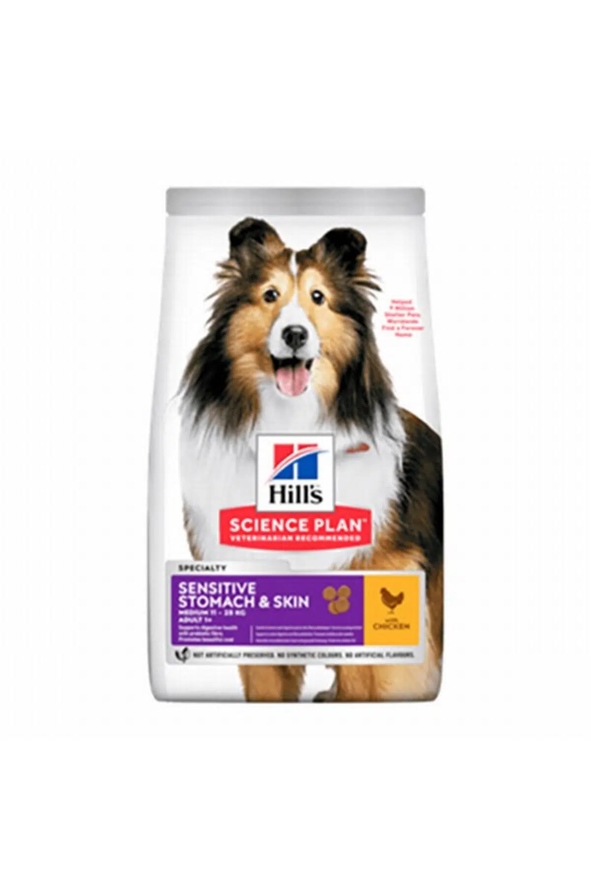 Hills Sensitive Skin Tavuklu Yetişkin Köpek Kuru Maması 2.5 Kg