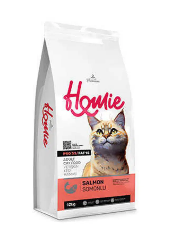 Homie Premium Adult Cat Somonlu 33/15 Yetişkin Kedi Maması 12 Kg