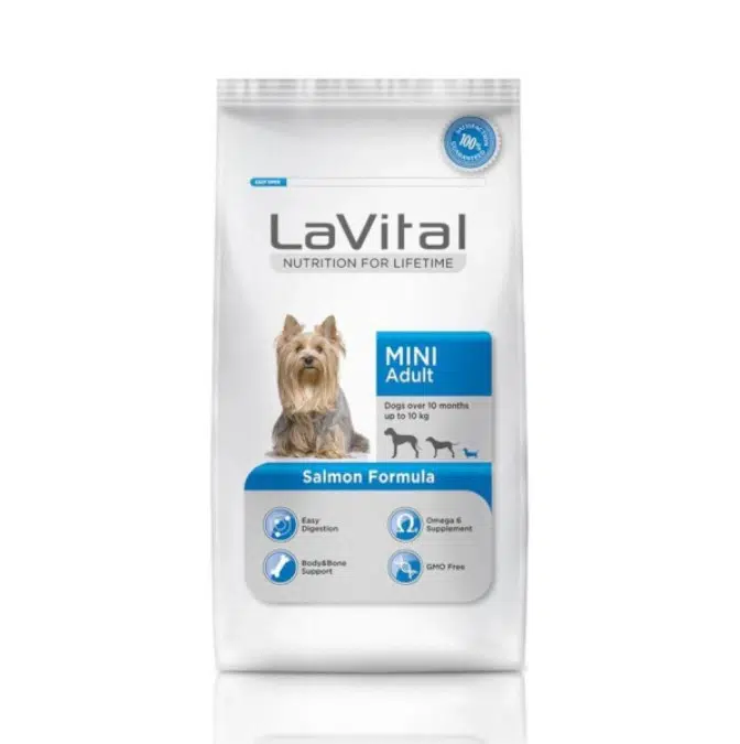 LaVital Mini Adult Somonlu Küçük Irk Yetişkin Köpek Maması 1.5 Kg