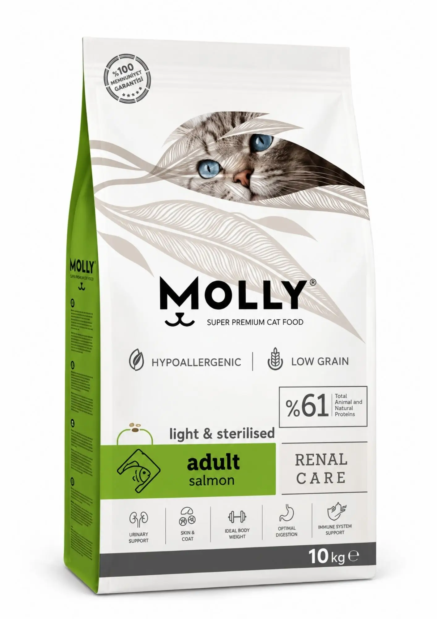 Molly Somonlu Kısırlaştırılmış Kedi Maması 10 Kg