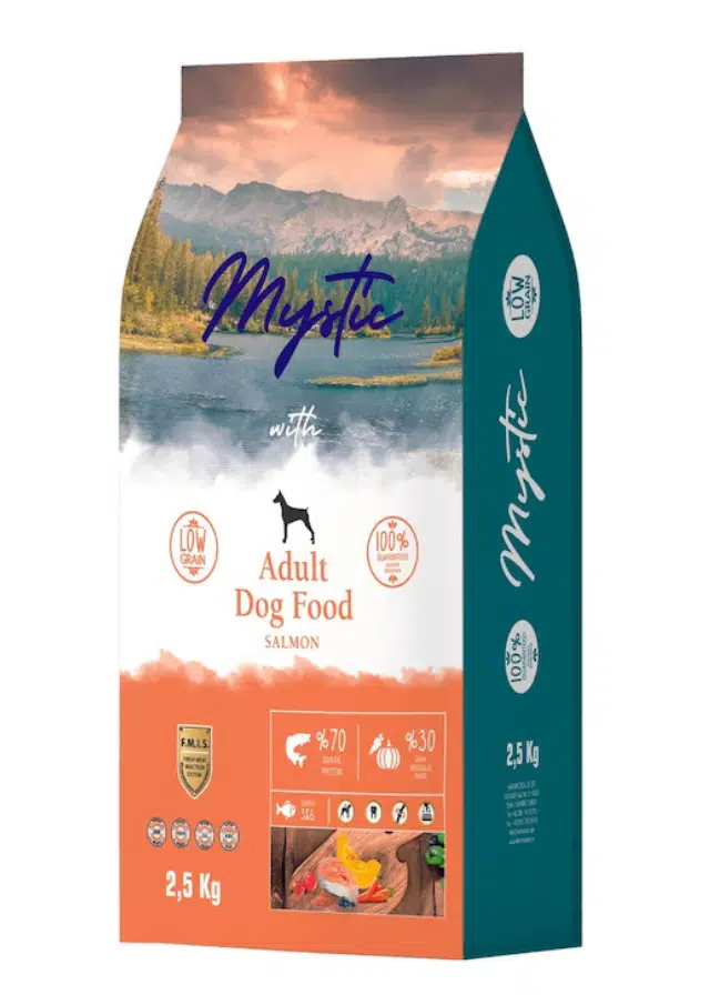 Mystic Az Tahıllı Somonlu Yetişkin Köpek Maması 2.5 Kg