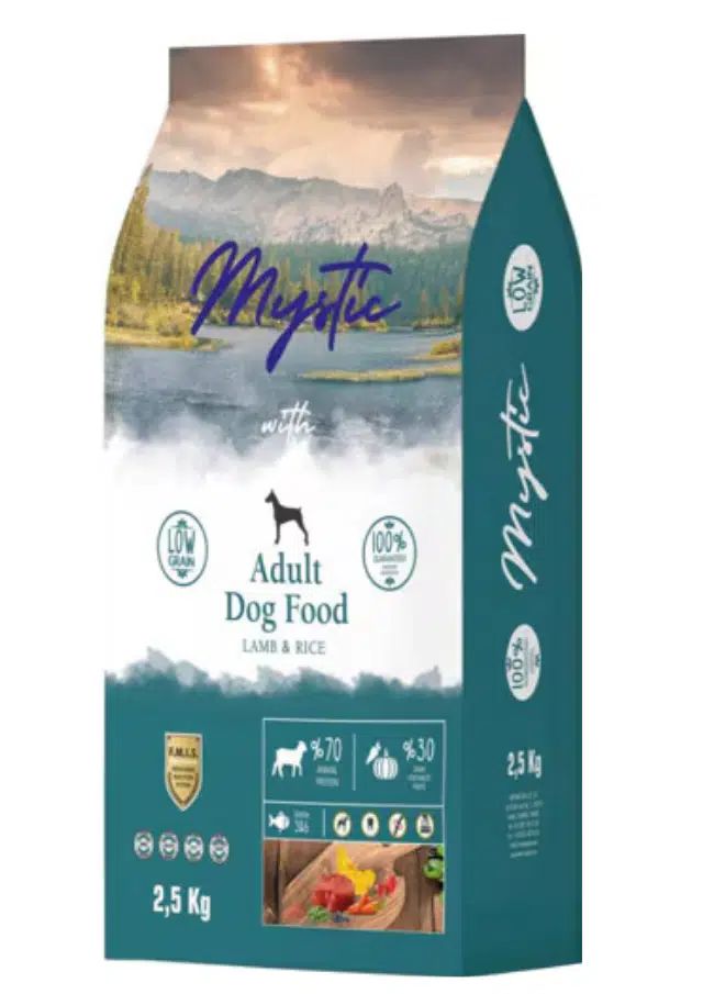 Mystic Az Tahıllı Kuzulu Yetişkin Köpek Maması 2.5 Kg