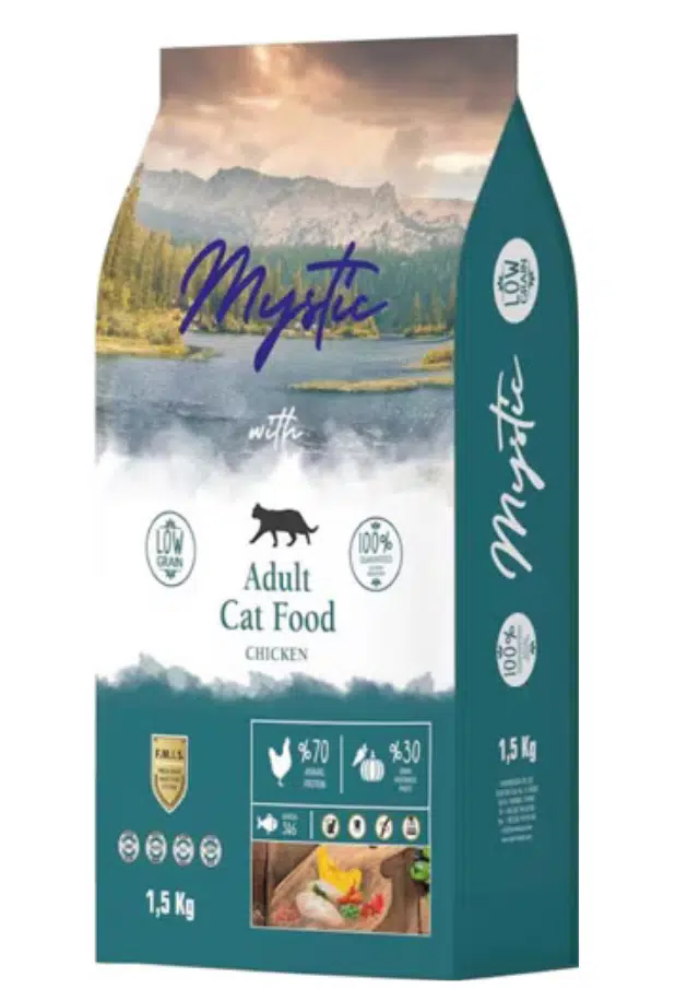 Mystic Az Tahıllı Tavuklu Yetişkin Kedi Maması 1.5 Kg