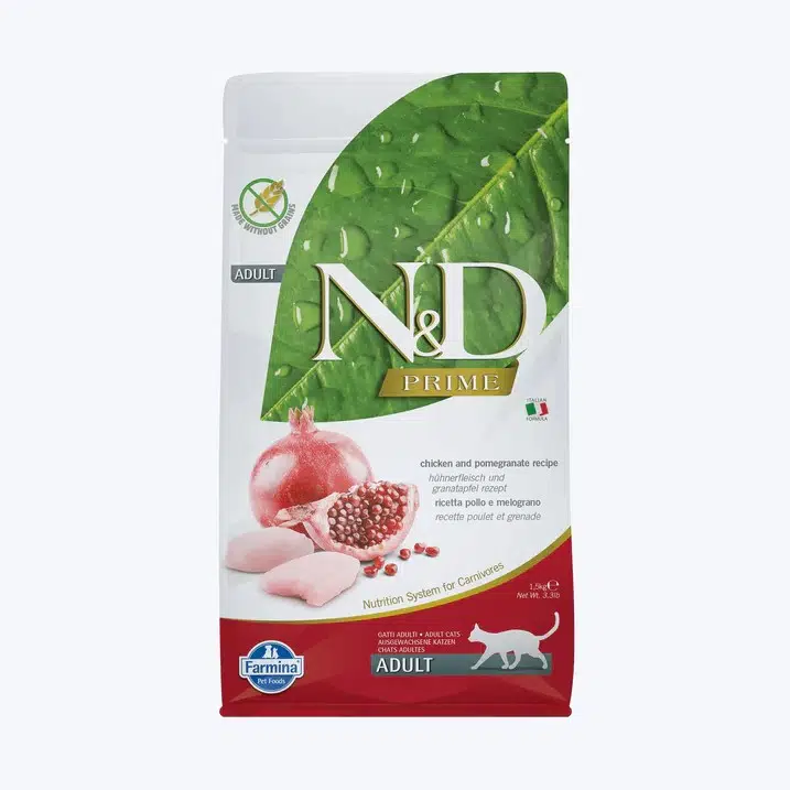 N&D Tahılsız Adult Tavuklu Ve Narlı Yetişkin Kedi Maması 1.5 Kg