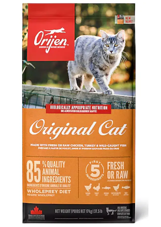 Orijen Original Cat Kitten Tahılsız Tavuklu Yavru Ve Yetişkin Kedi Maması 17 Kg