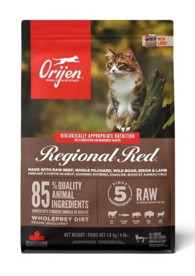 Orijen Regional Red Kırmızı Etli Tahılsız Yetişkin Kedi Maması 1.8 Kg