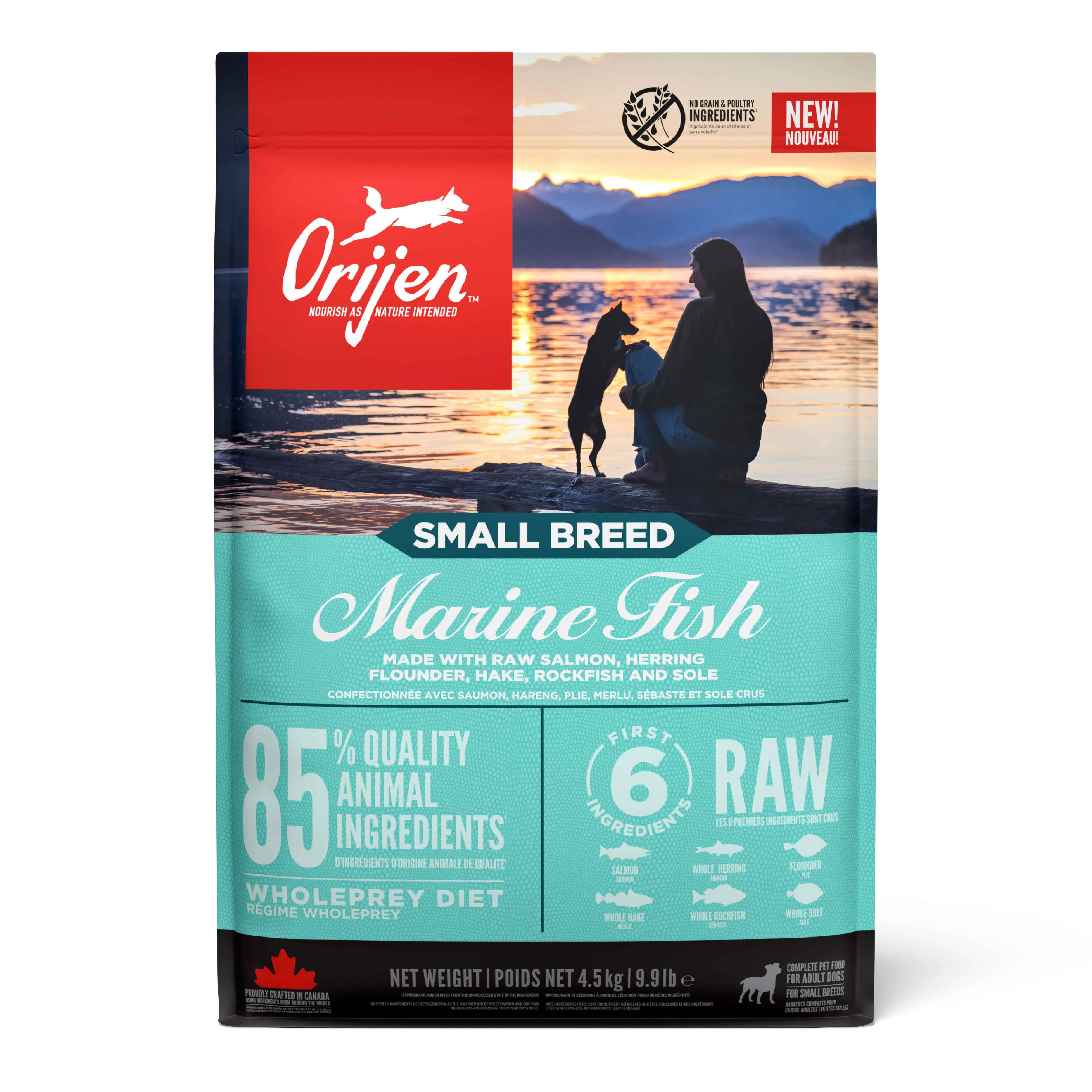 Orijen Small Breed Marine Fish Küçük Irk Yetişkin Köpek Maması 4.5 Kg