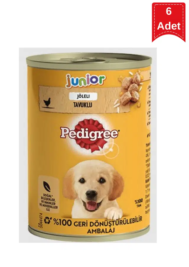 Pedigree Puppy Tavuk Etli Yavru Köpek Konservesi 400 Gr 6 Adet 