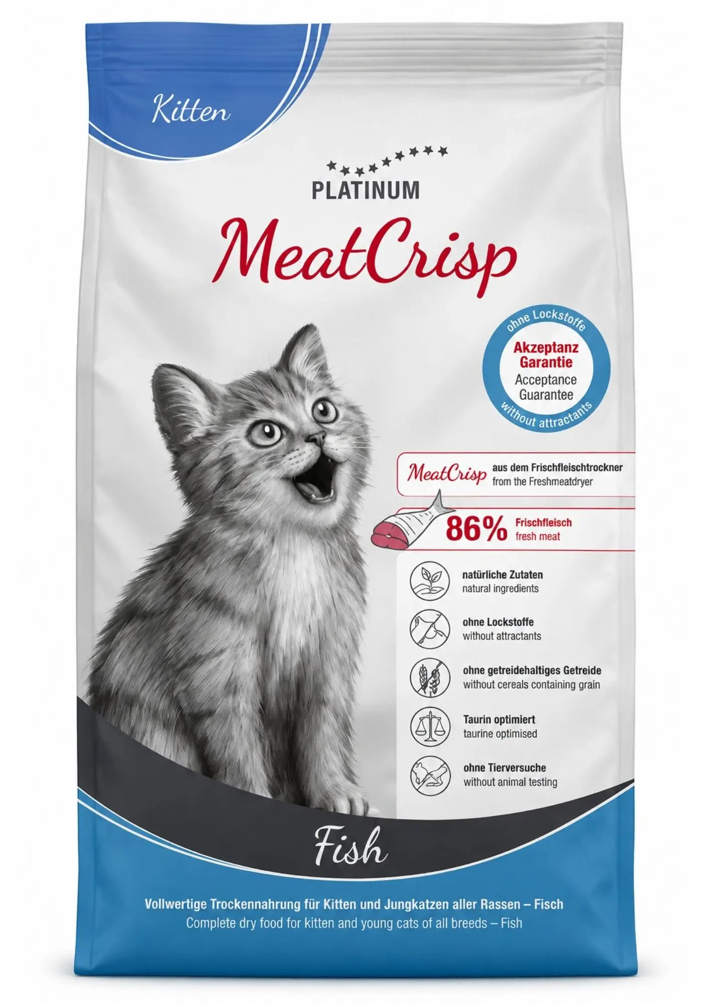 Platinum MeatCrisp Balıklı Yavru Kedi Maması 3 Kg
