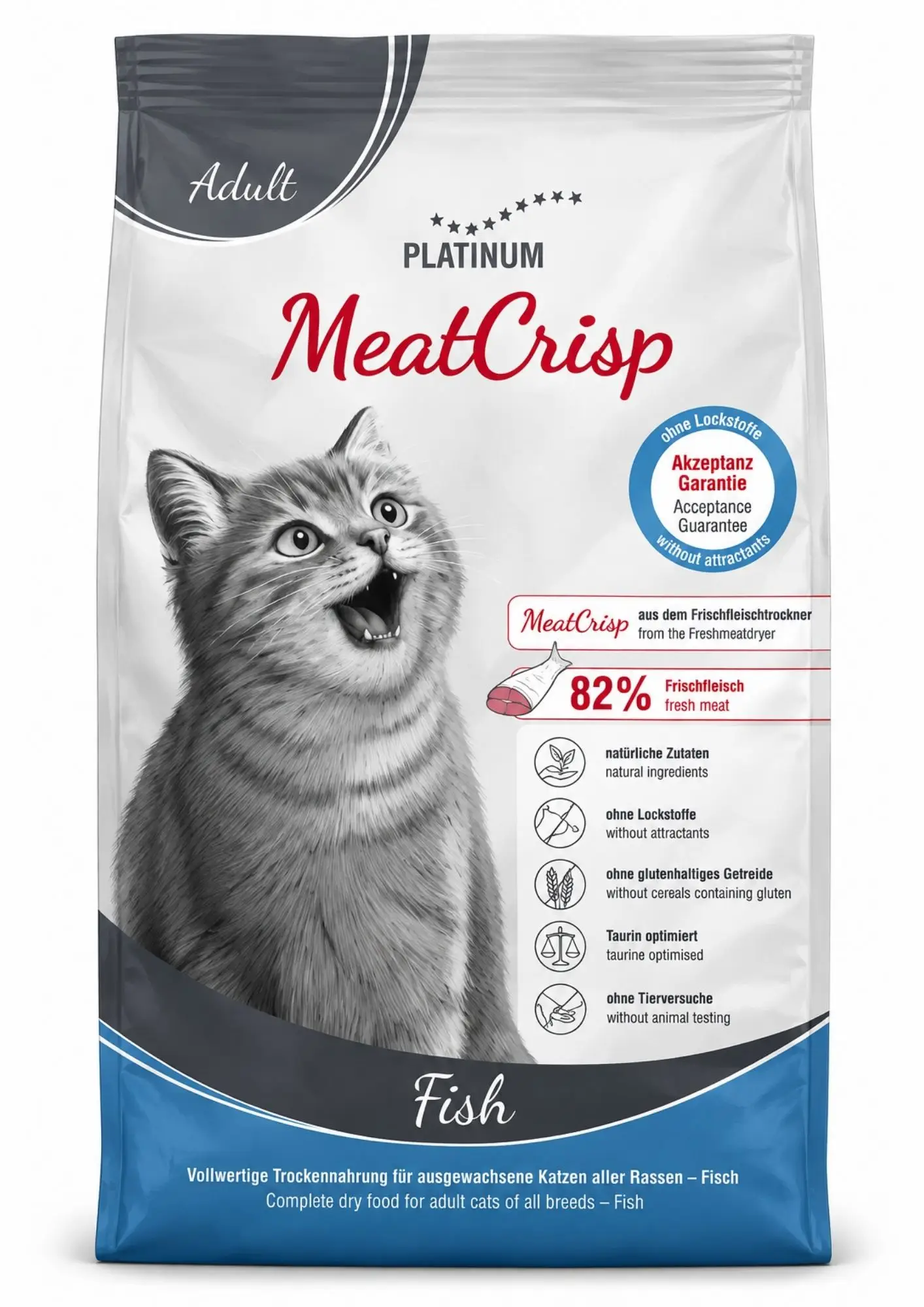 Platinum MeatCrisp Balıklı Yetişkin Kedi Maması 1.5 Kg