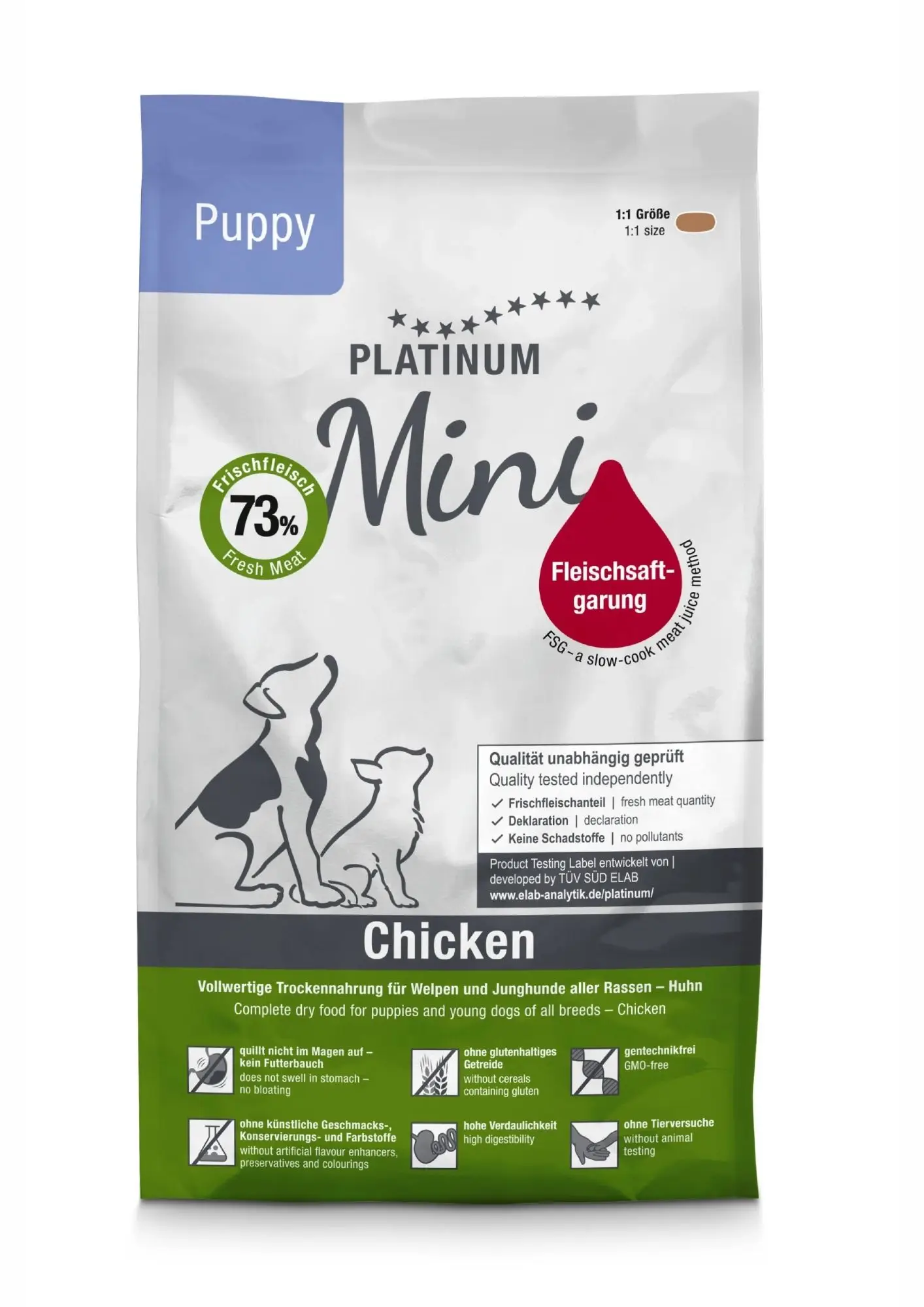 Platinum Mini Puppy Tavuklu Küçük Irk Yavru Köpek Maması 900 Gr