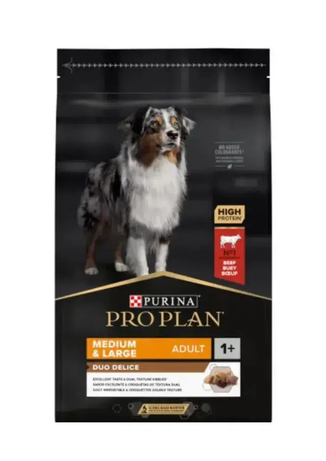 Pro Plan Duo Delice Sığır Etli Orta ve Büyük Irk Yetişkin Köpek Maması 10 Kg