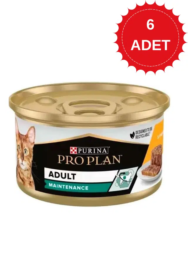 Pro Plan Maintinance Tavuklu Yetişkin Kedi Konservesi 85 Gr X 6 Adet