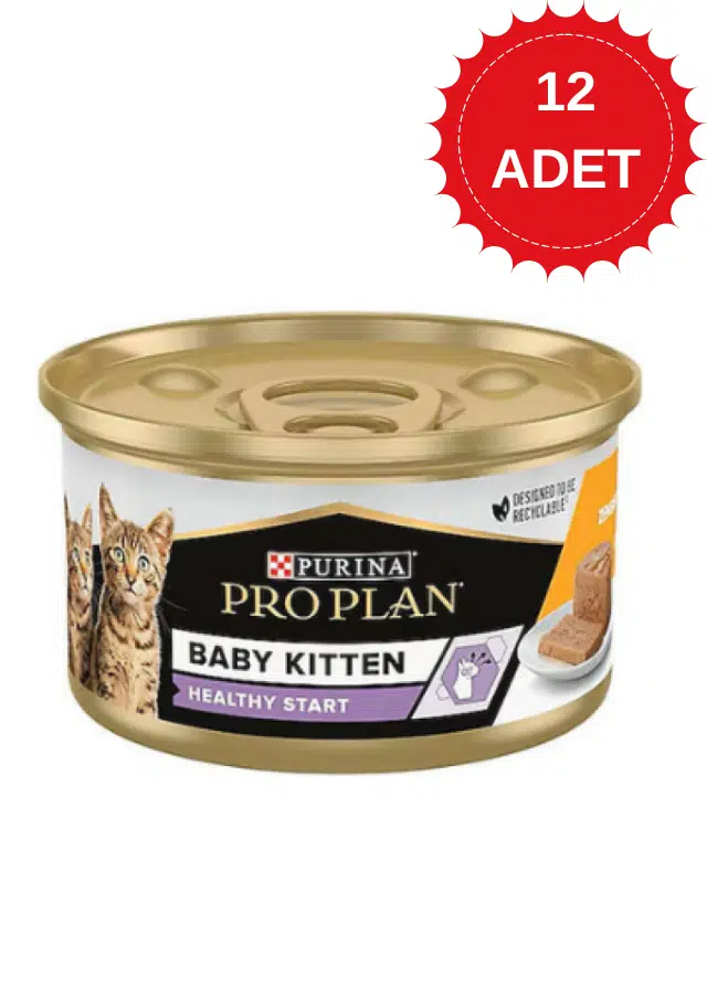Pro Plan Kitten Tavuklu Yavru Kedi Konservesi 85 Gr X 12 Adet