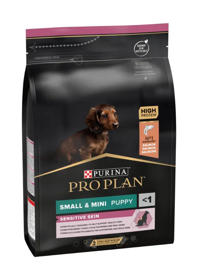 Pro Plan Puppy Small & Mini Sensitive Skin Somonlu Küçük Irk Yavru Köpek Maması 3 Kg