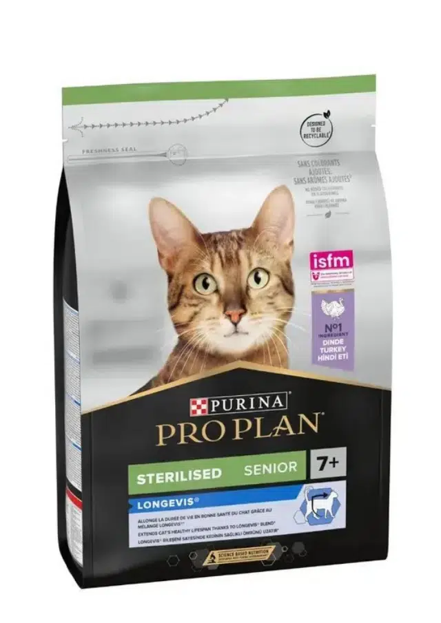 Pro Plan Sterilised 7+ Hindili Sterilised Yaşlı Kedi Maması 3 Kg