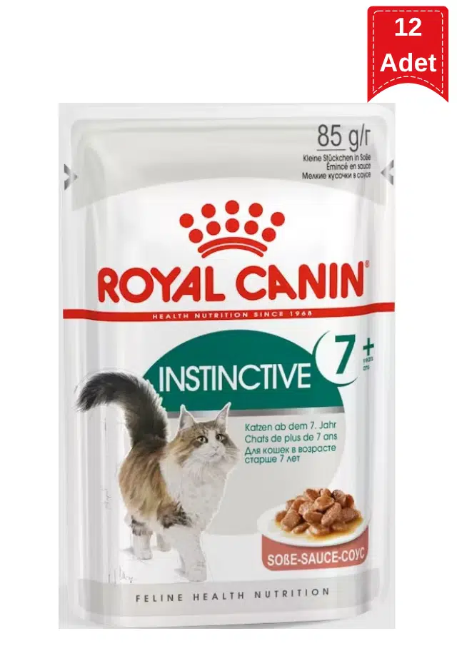 Royal Canin Instinctive 7+ Gravy Yaşlı Kedi Yaş Maması 12x85 Gr