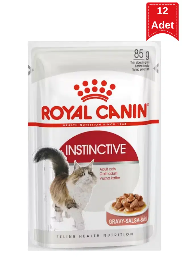 Royal Canin Instinctive Gravy Yetişkin Kedi Yaş Maması 12x85 Gr