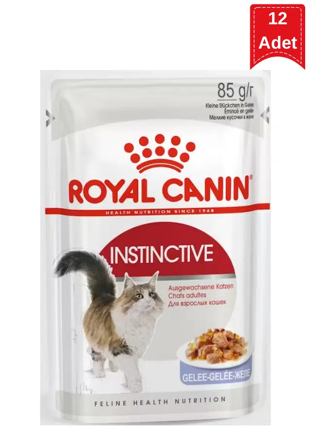 Royal Canin Instinctive Jelly Yetişkin Kedi Yaş Maması 12x85 Gr