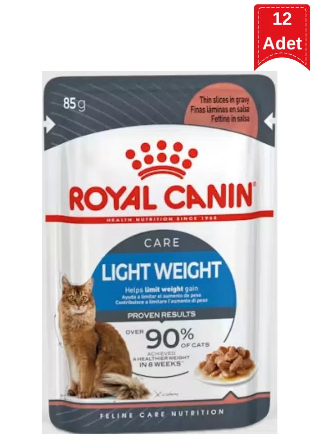 Royal Canin Light Weight Care Gravy Yetişkin Kedi Yaş Maması 12x85 Gr