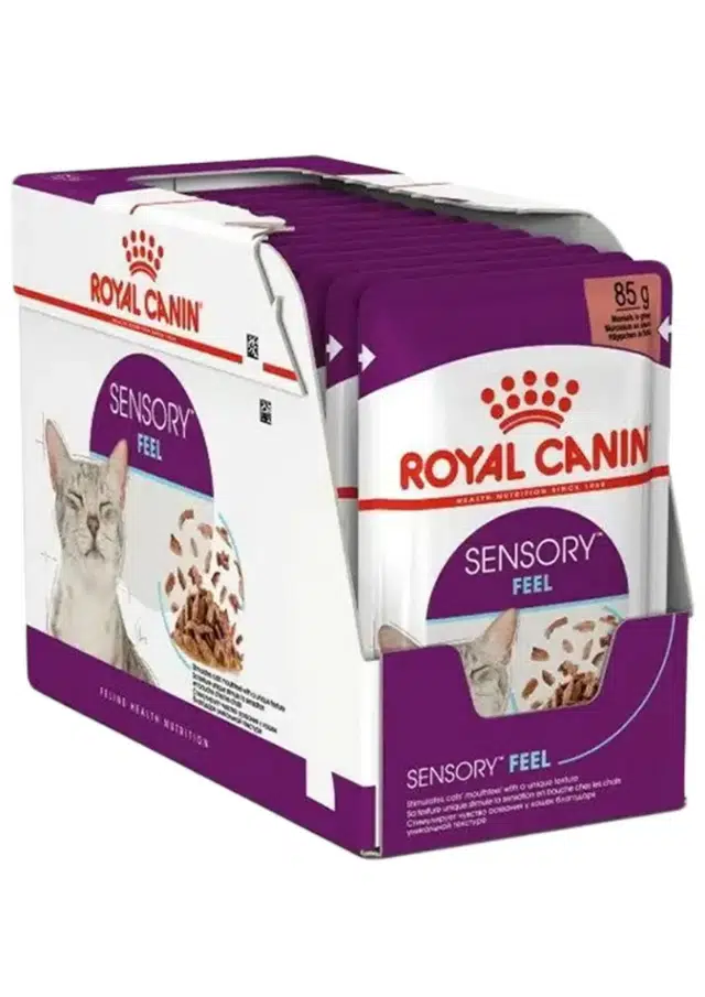Royal Canin Sensory Feel Etli ve Balıklı Soslu Kedi Konservesi 85 Gr X 12 Adet