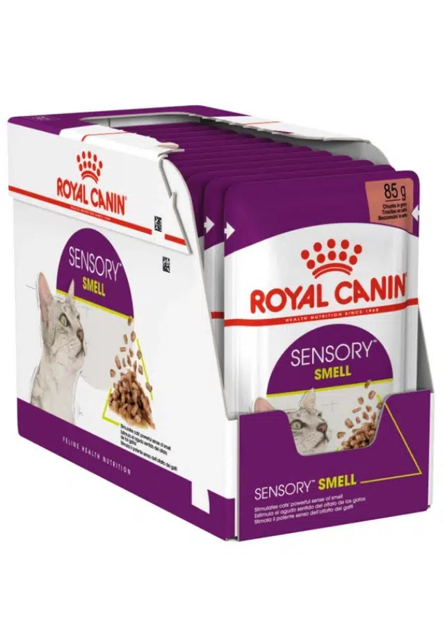 Royal Canin Sensory Smell Etli ve Balıklı Soslu Kedi Konservesi 85 Gr X 12 Adet