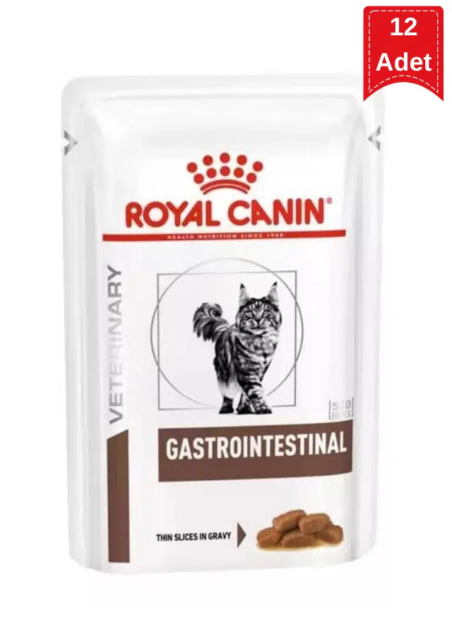 Royal Canin Veterinary Gastrointestinal Pouch Kedi Yaş Maması 85 Gr x 12 Adet
