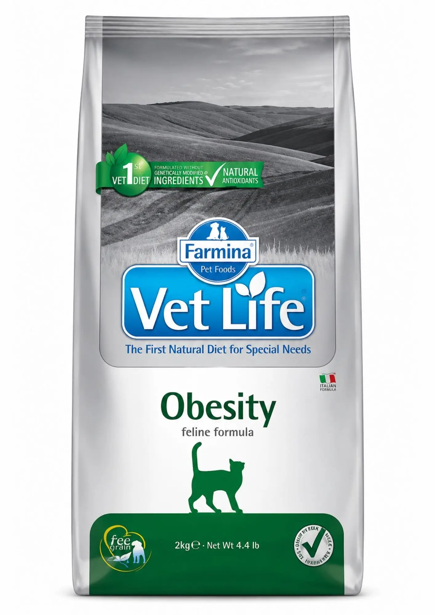 Vet Life Natural Adult Cat Obesity Diyet Yetişkin Kedi Maması 10 Kg